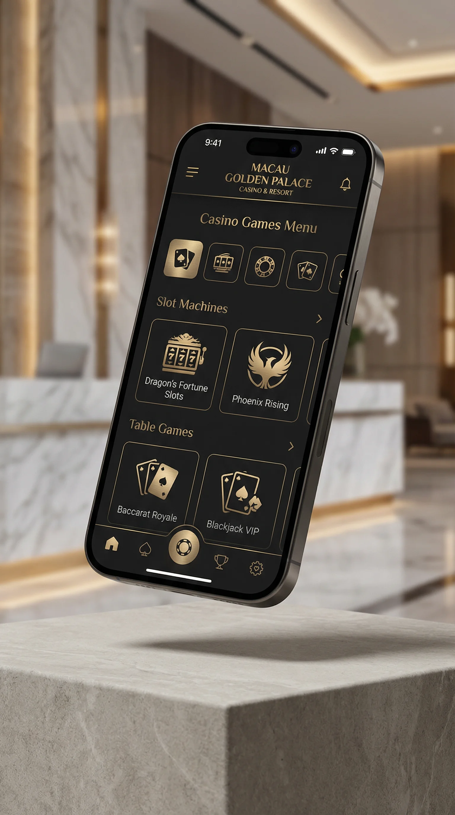 太阳城娱乐手机APP界面展示